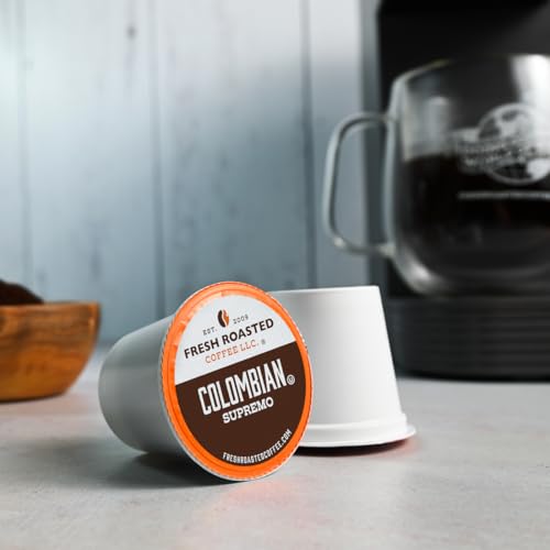 Fresh Roasted Coffee Colombian Medium Roast for K Cup Brewers
| 96 Pods Fresh Roasted Coffee Colombian Medium Roast for